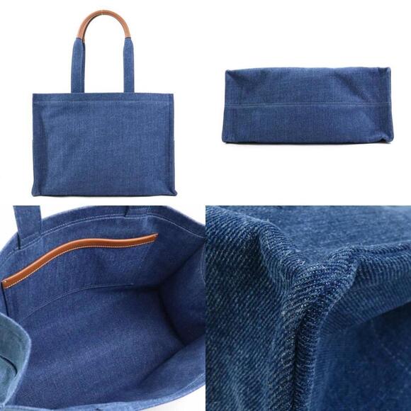 CELINE Blue Leather Shoulder Bag - Picture 3 of 5